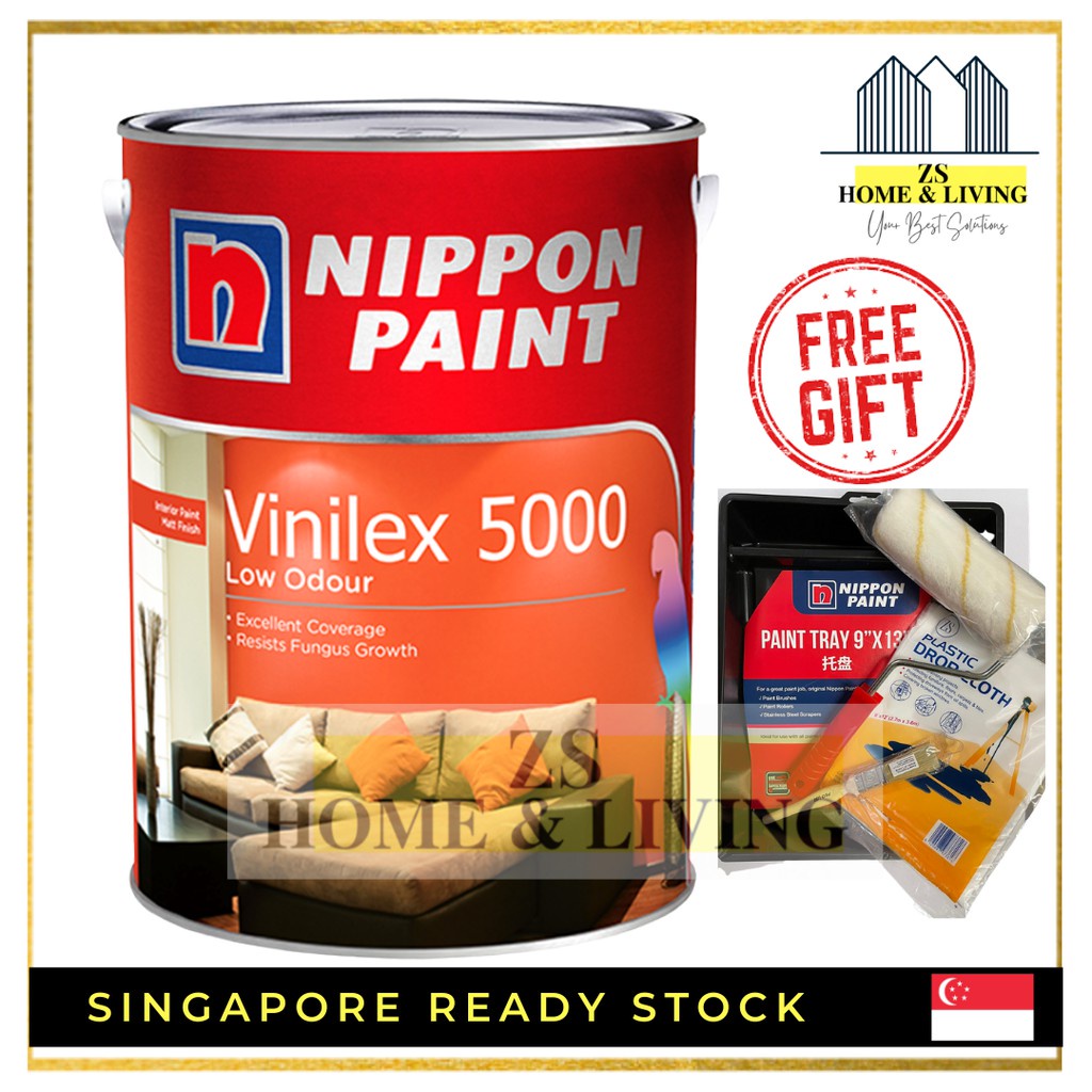 SALES!! (All Colours Available!!) Nippon Paint Vinilex 5000 Low Odour