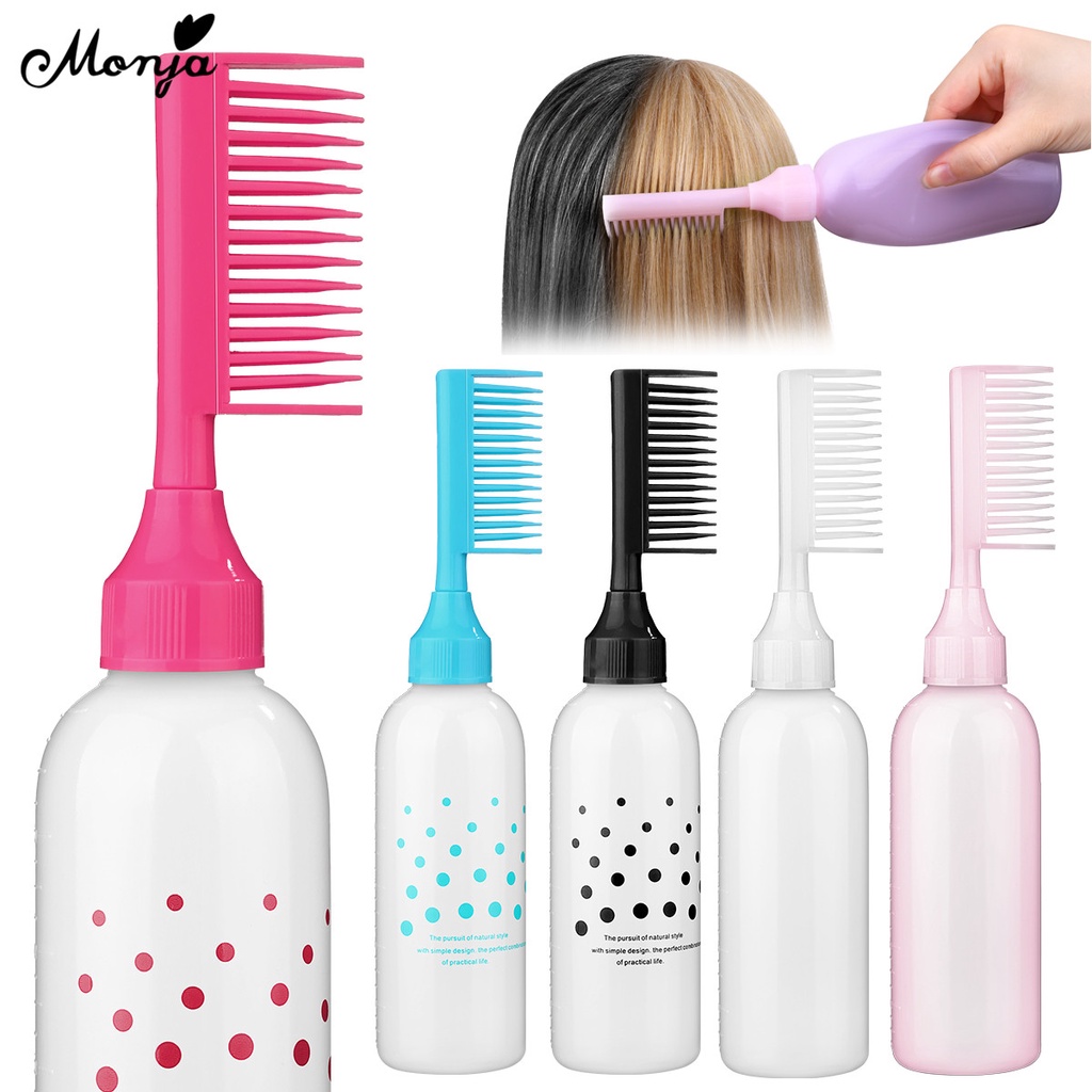 Myyeah 60oz Hair Dye Refillable Bottle With Comb Brush Dispensing Salon