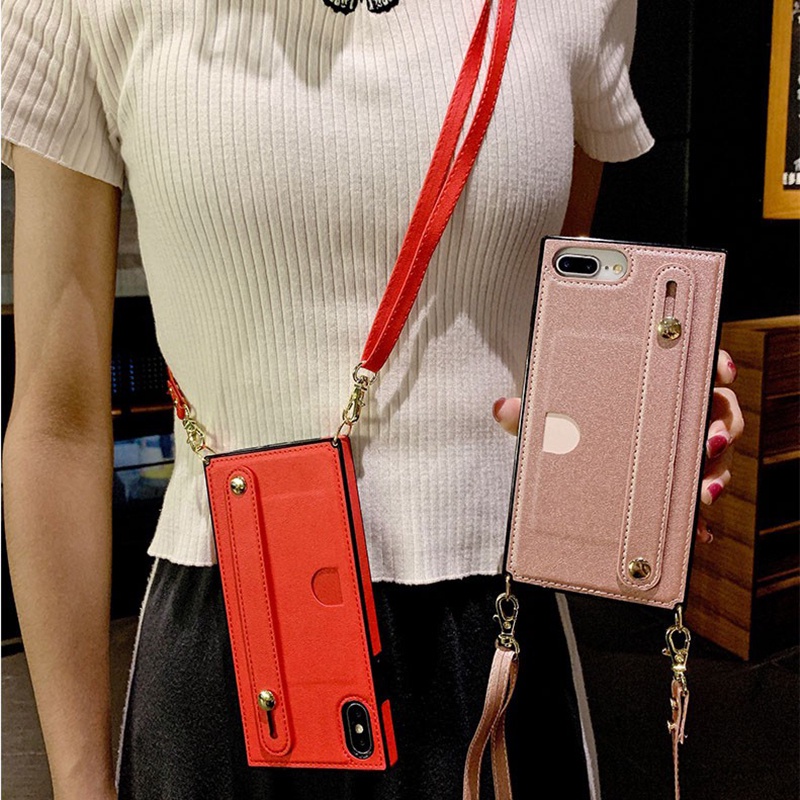 Leather Case For iphone 14 pro max iphone13 pro Card Case With Cross