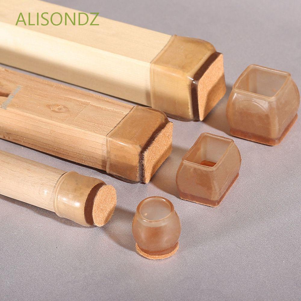 ALISONDZ Silicone Chair Feet Protector Rectangle Square Round Floor