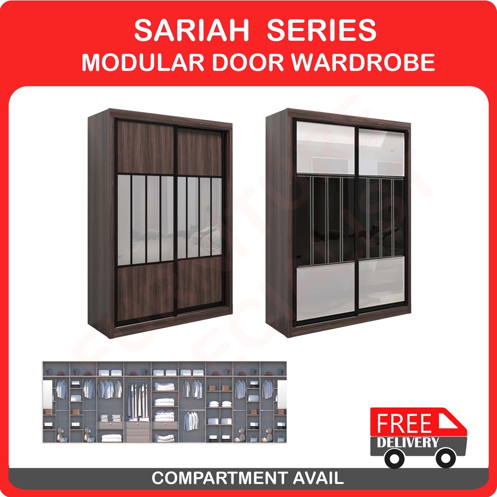 [SG Seller] Furniture Specialist SARIAH SERIES 5FT MODULAR WARDROBE IN