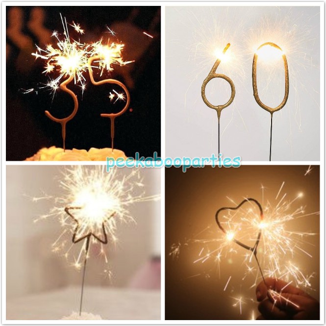 (SG SELLER) Numbers Sparklers. Birthday Candle. Shopee Singapore