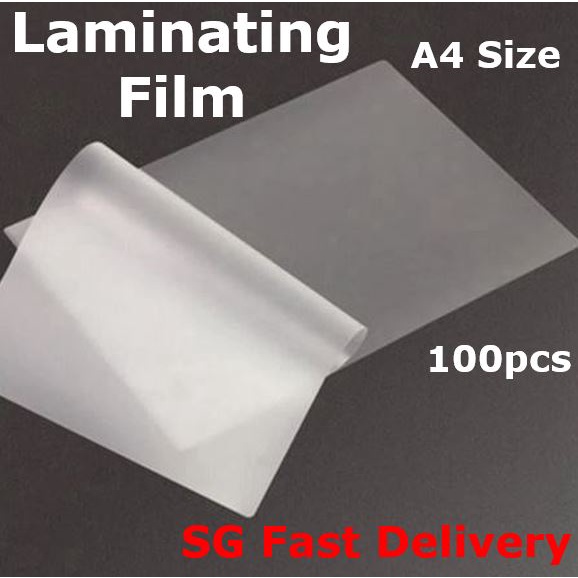 Laminating Film A4 Size 100pcs High Quality Laminate Film Shopee