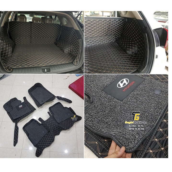 Hyundai Tucson 20162020 fullwall trunk lining and 6D leather floor