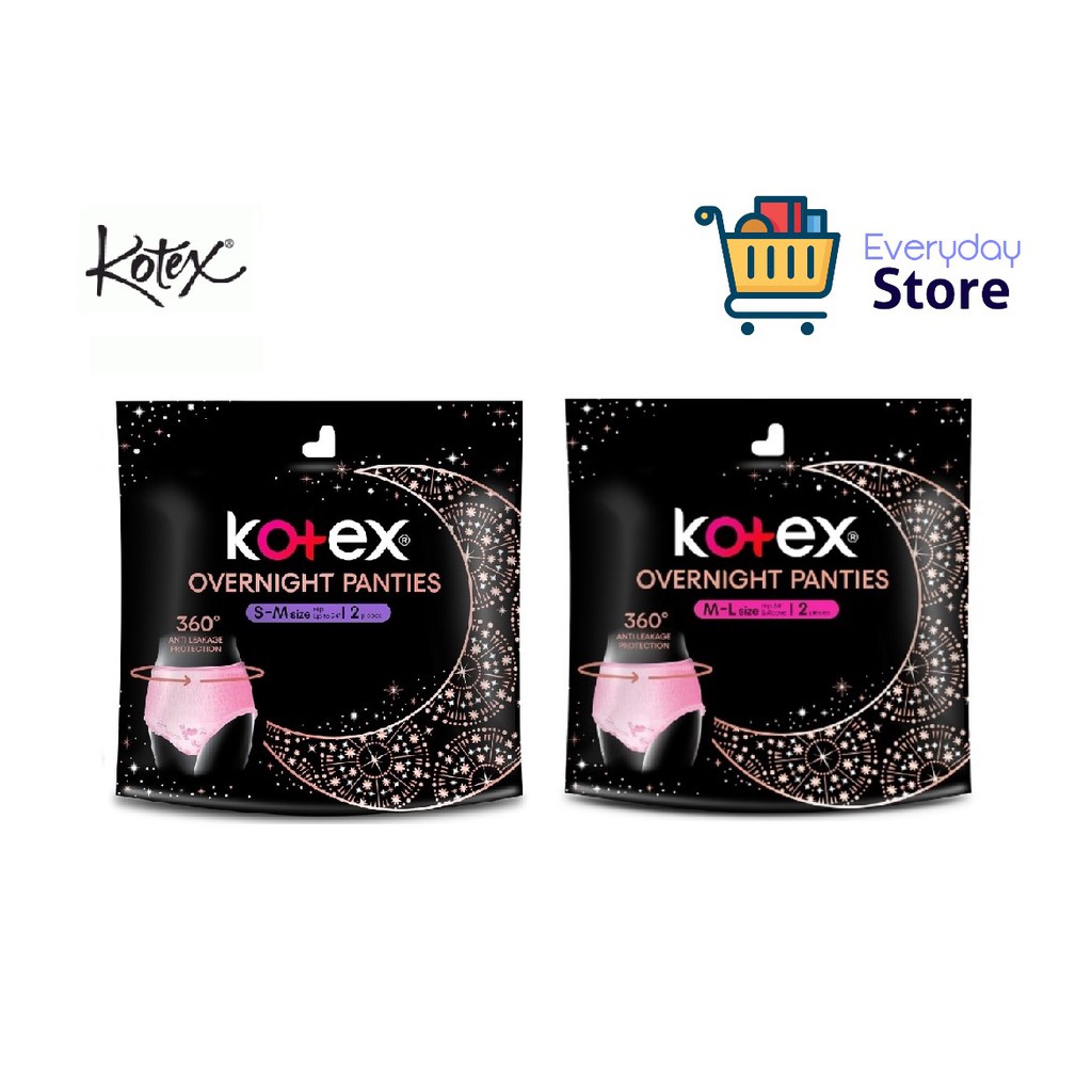 Kotex Overnight Panties (2's) Shopee Singapore