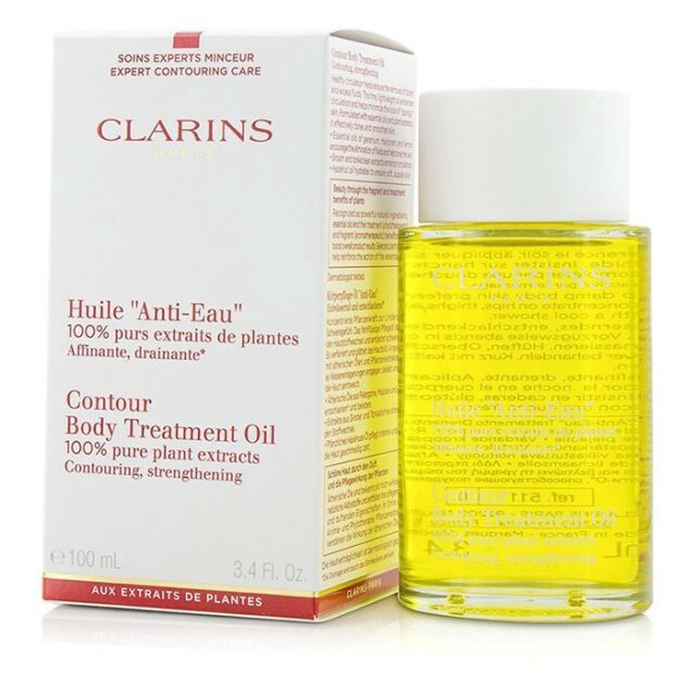 Clarins Body Treatment Oil Huile AntiEau 100ml (Slimming Oil/Contour