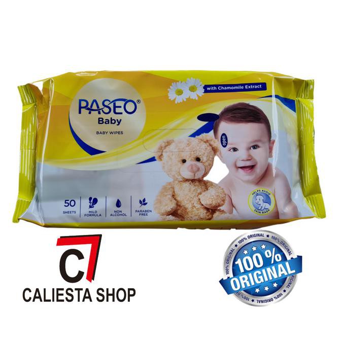 Paseo Wet Wipes Baby Wipes 50 Sheets 1 Carton (36X50 Sheets) Shopee Singapore
