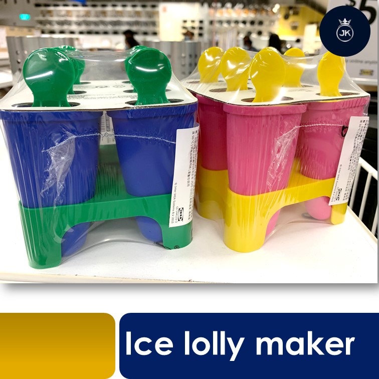 SG Home Mall ikea Ice lolly maker, assorted colours Ice Cream Molds