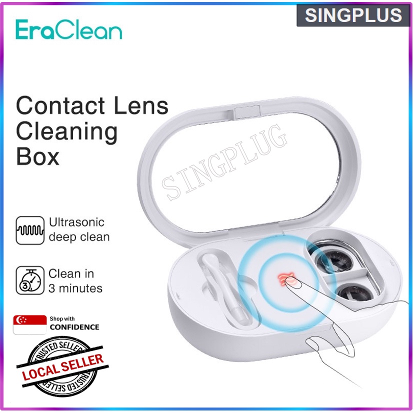 EraClean Contact Lenses Cleaner Ultrasonic Cleaning Machine 56000 Times