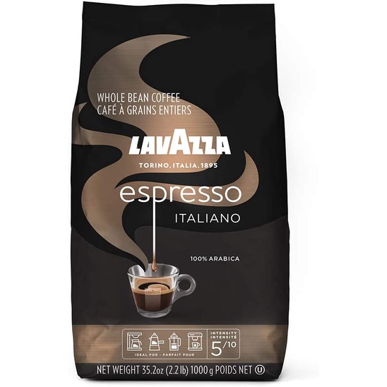 Lavazza Espresso Italiano Whole Bean Coffee Blend, Medium Roast, 2.2
