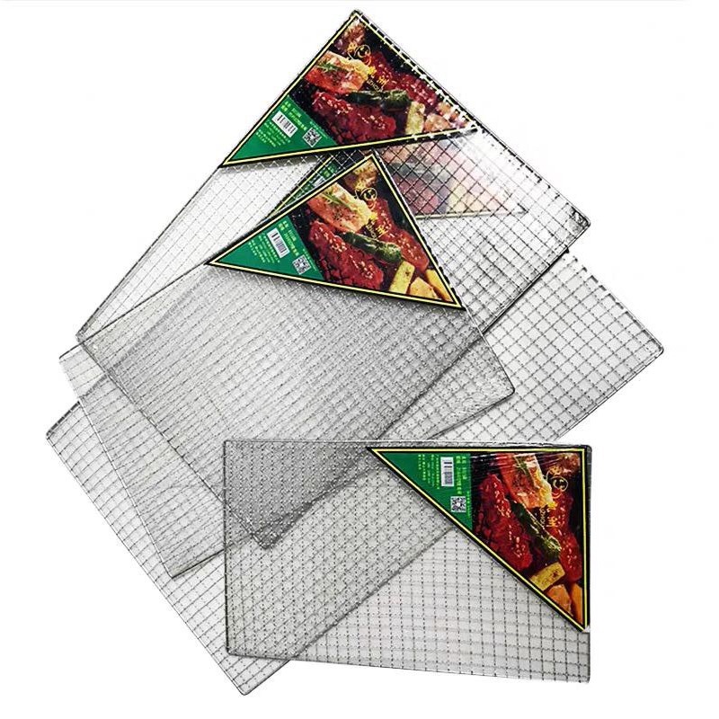 Stainless Steel BBQ Grill Net Barbecue Grill Net Jaring BBQ Net BBQ