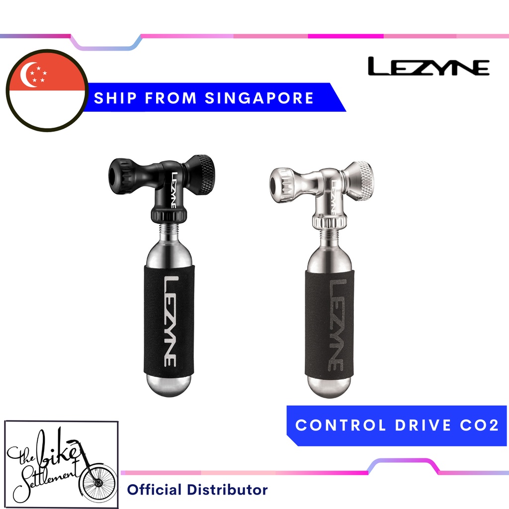 Lezyne Control Drive CO2 Bike Tire Inflator (Presta & Schrader