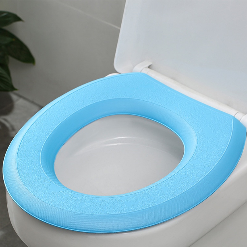 O type Waterproof Toilet Seat Cover Pads/EVA Soft Toilet Cover Seat Lid