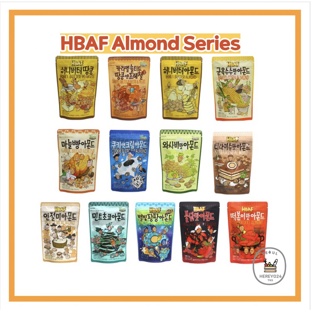 [HBAF] Tom's Korean Honey Butter Almonds 120g140g Shopee Singapore