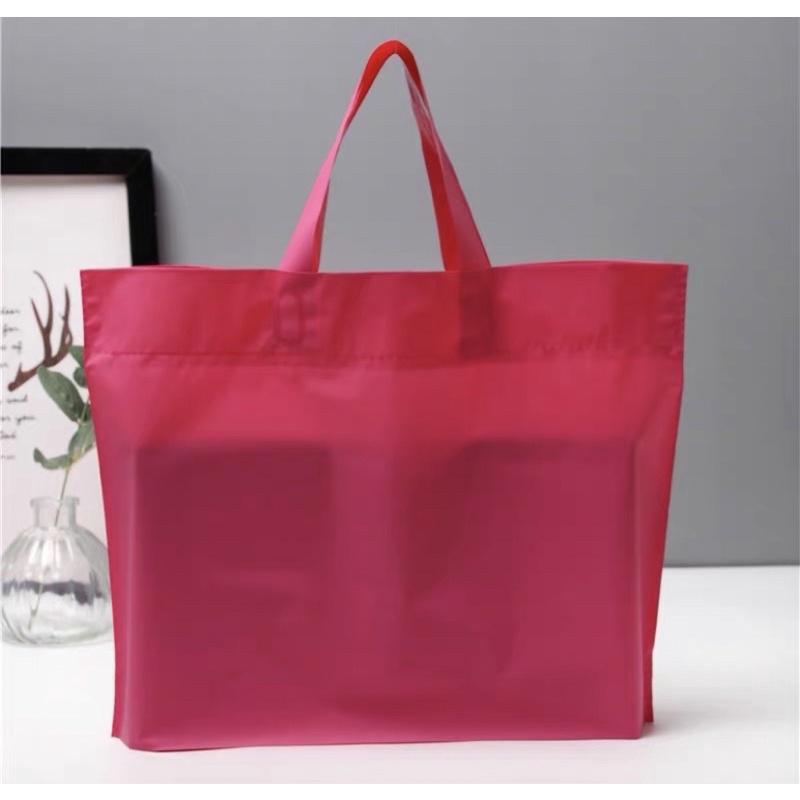 SG Stock 10 pcs set Frosted Premium Plastic Gift Bags Plastics
