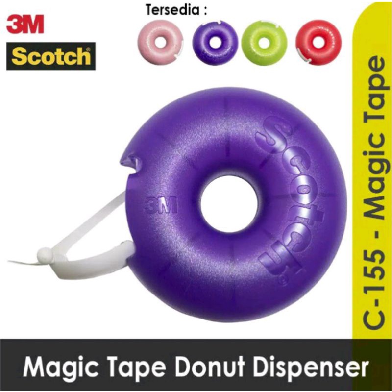 3m SCOTCH MAGIC TAPE DISPENSER DONUT C155 ORIGINAL Shopee Singapore