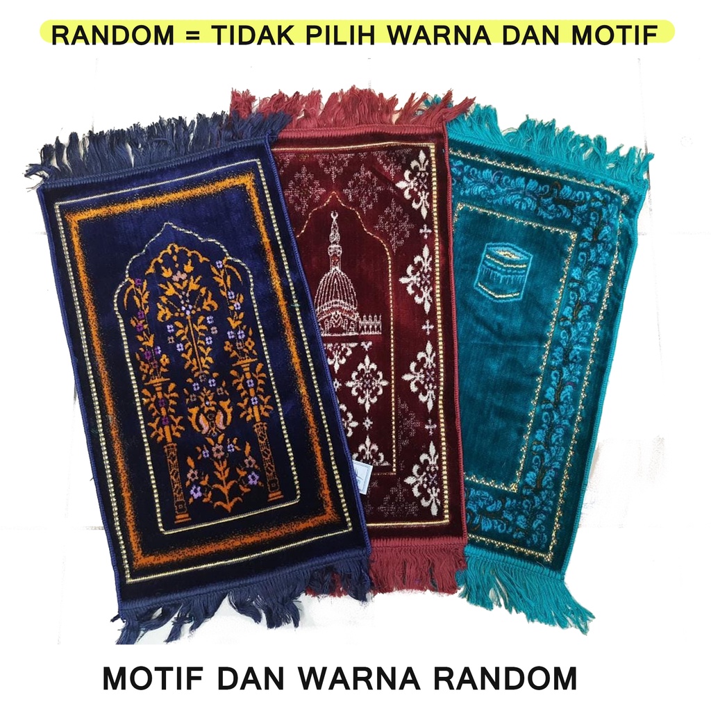 Turkey Prayer Rug/Turkey Soft Fur Small Size/Head/Face By Hajj Umrah