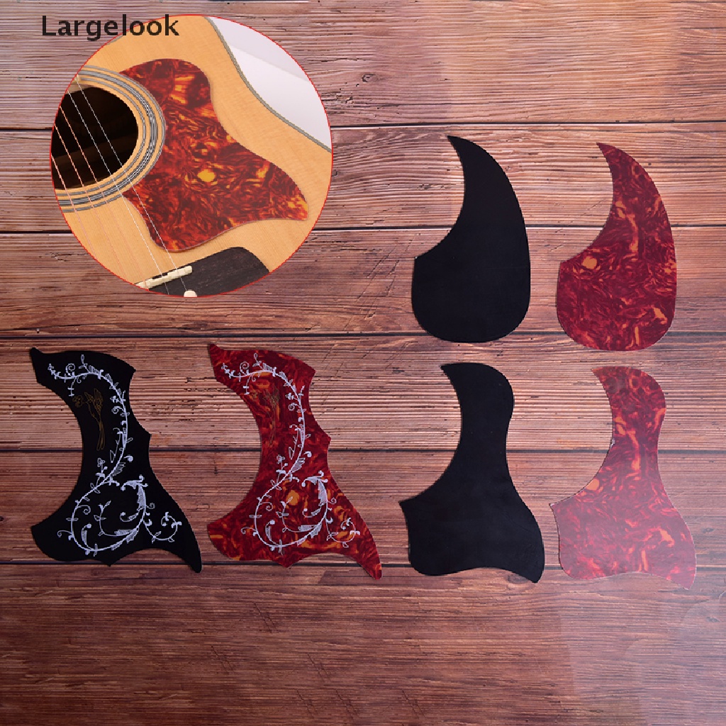 Largelook Professional Guitar Pickguard Adhesive Pick Guard Sticker For