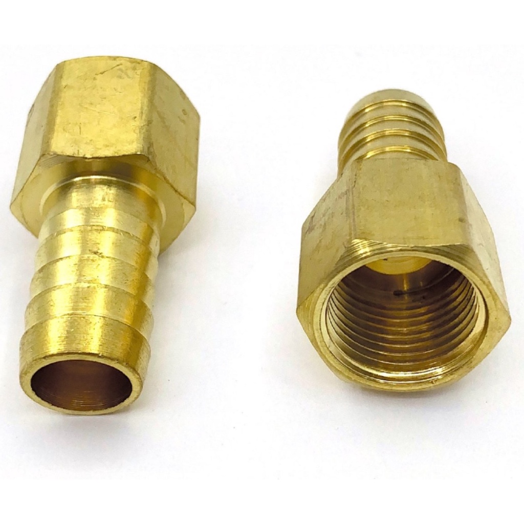 [SG STOCK] FEMALE HOSE END Brass Fittings Female x Hose Thread Straight