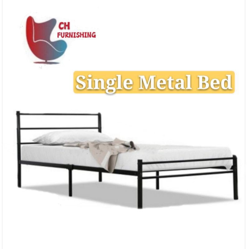 333 Metal Bed Frame (Single) Shopee Singapore