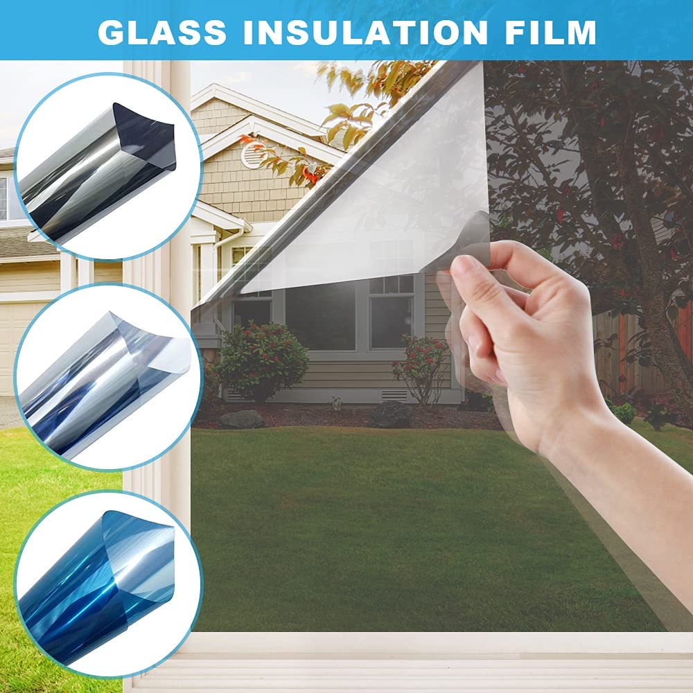 100x200cm Sunscreen Self Adhesive Window Film Privacy Vinyl Solar