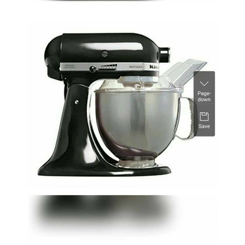 KitchenAid KSM150 Stand Mixer 4.8L 300W ( ONYX BLACK) (150 KSM150PSBGU