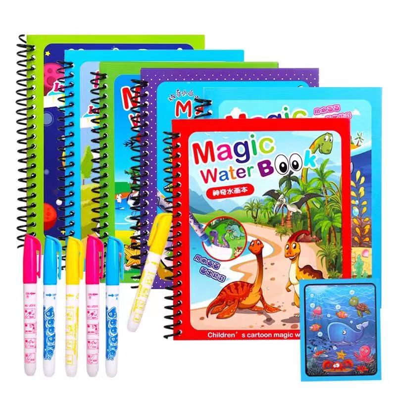 Children's Magic Water Painting Book Repeated Graffiti Coloring