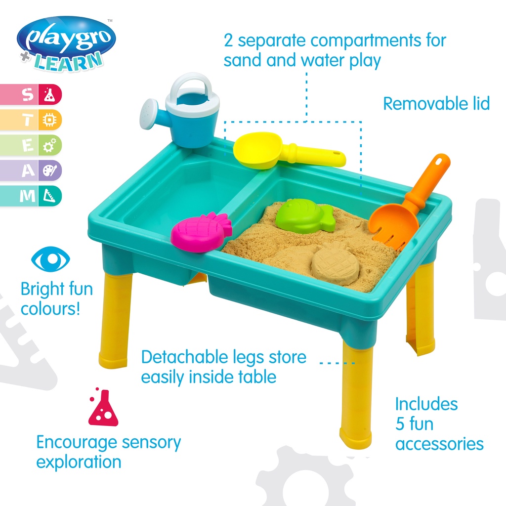 Playgro Sensory Explorer Water and Sand Table Sensory Play for Kids
