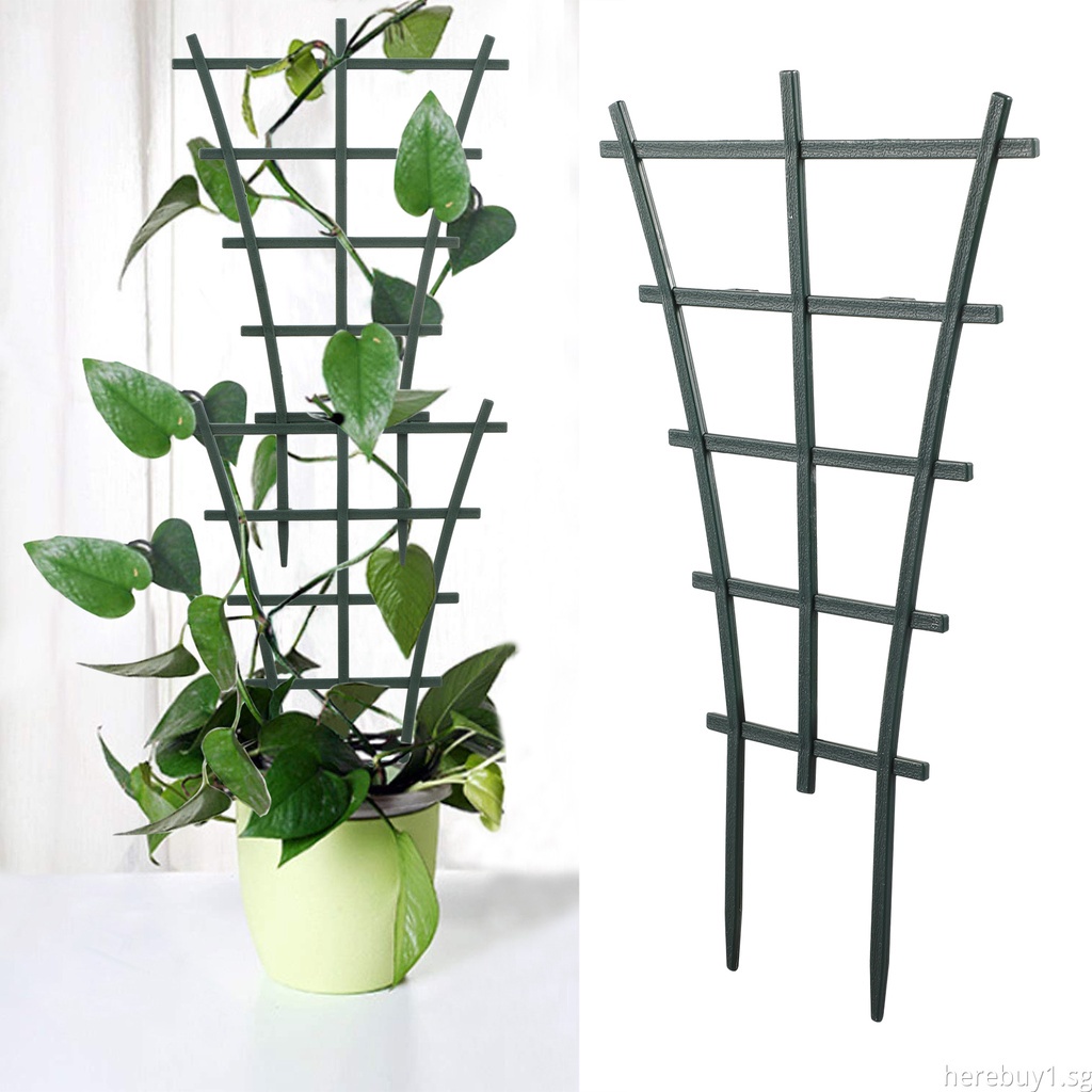 【Ready Stock】2Pcs DIY Garden Plant Climbing Trellis Plastic Mini
