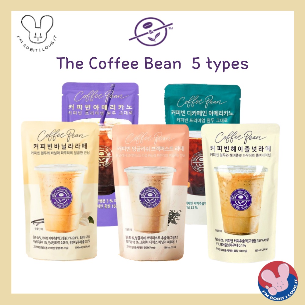[The Coffee Bean] 5 types americano / hazelnut coffee / decaf coffee /decaf / vanilla latte