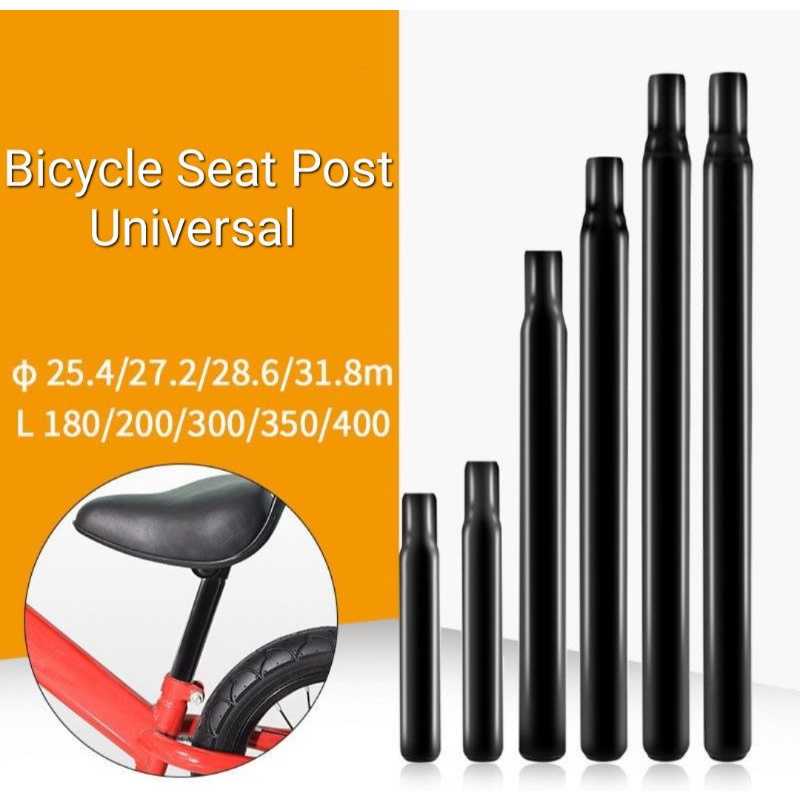 Bicycle Seat Post Universal MTB/Kids Bike/City Bikes/BMX/Fixie Basikal