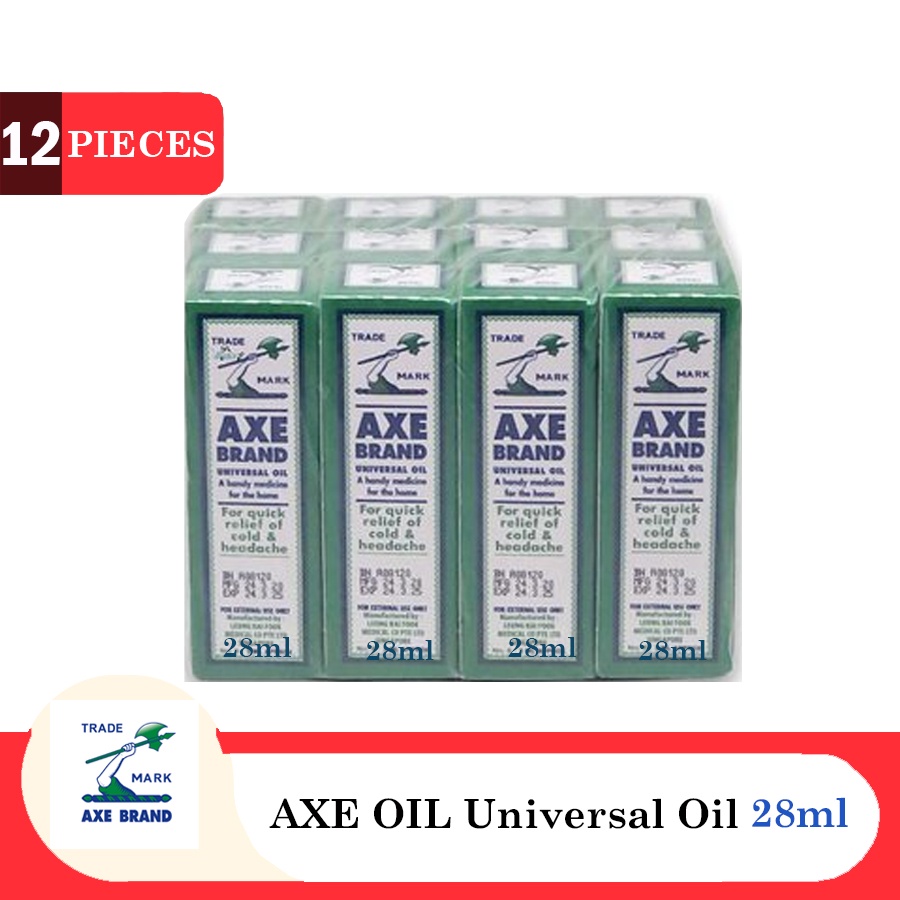AXE OIL Universal Oil 3ml to 56ml 12 Packs Shopee Singapore