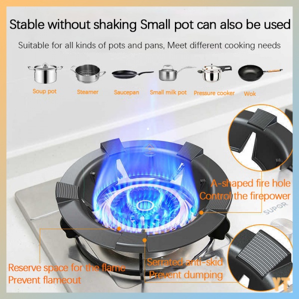 Cast iron gas stove windshield household gas stove fire gathering