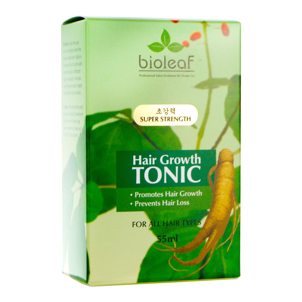 Bioleaf Super Strength Hair Growth Tonic 55ml (Made in Korea) Shopee