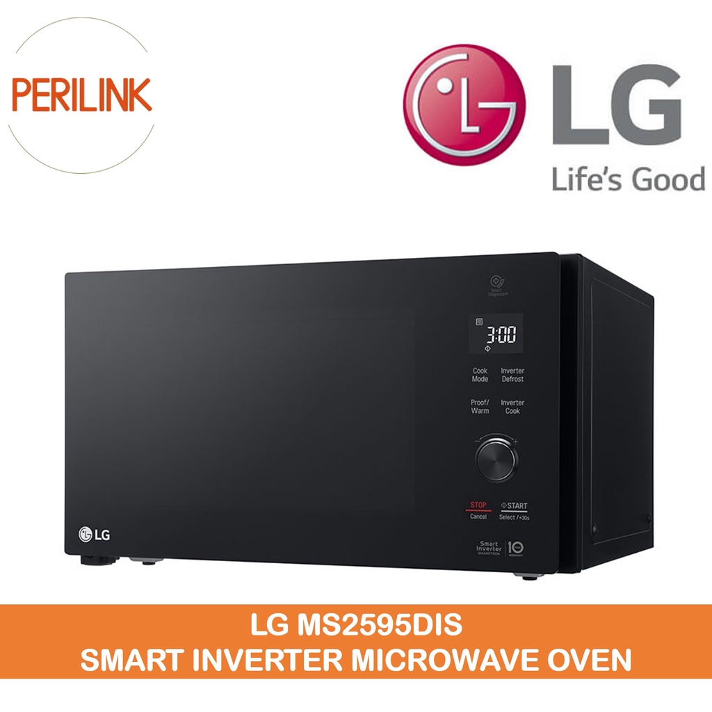 LG Smart Inverter 25L Microwave Oven MS2595DIS Shopee Singapore