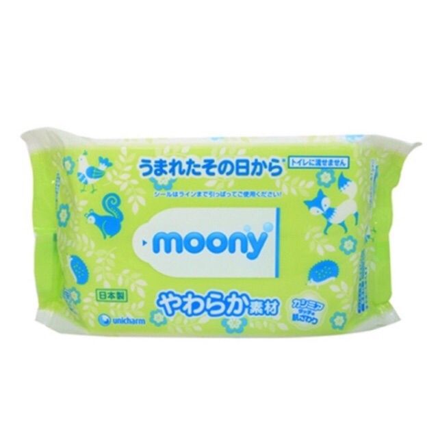Japanese Moony Wet Wipes 80 sheets / pack Shopee Singapore