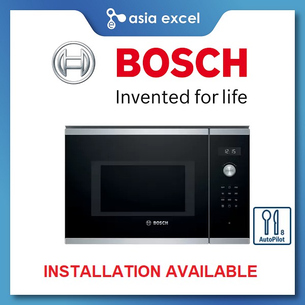 BOSCH BEL554MS0K 60CM STAINLESS STEEL BUILTIN MICROWAVE OVEN Shopee