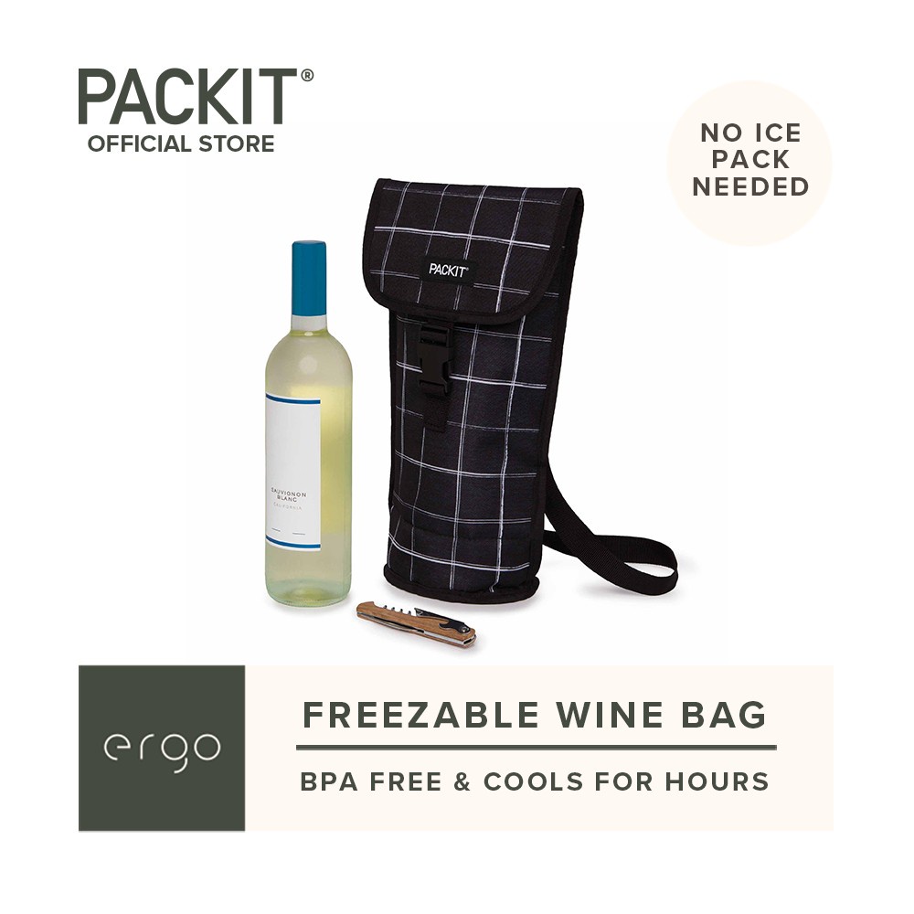 Packit Napa Freezable Wine Cooler Bag (3 Colours) Shopee Singapore