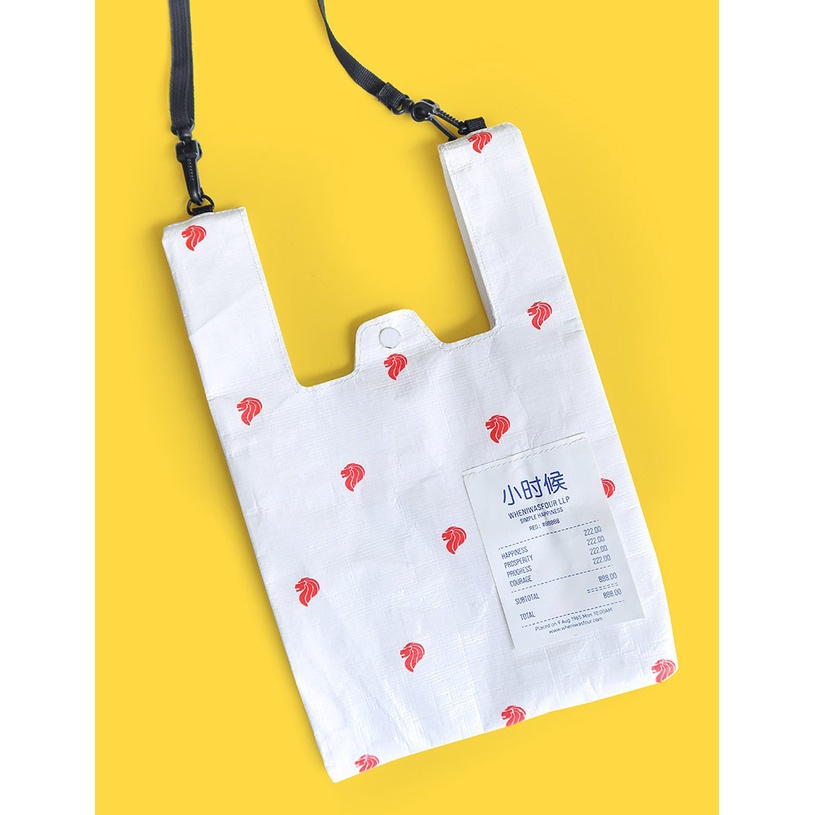 Quirky Singapore Merlion Plastic Mini Sling Bag Shopee Singapore