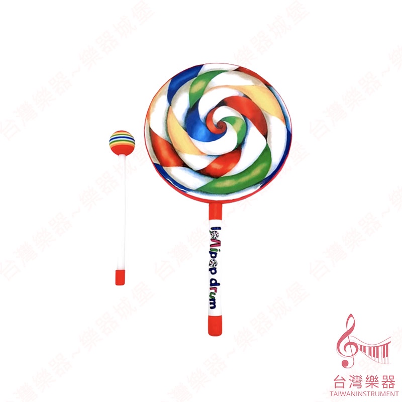 [Taiwan Musical Instruments] Lollipop Drums With Drum Sticks 6inch