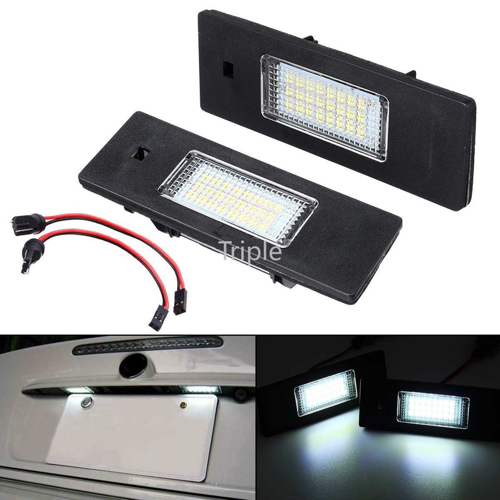 2X LED Number License Plate Light Lamp Error Free for BMW E81 E87 E63 E64 M6 E85 E86 E9 Z4 F20