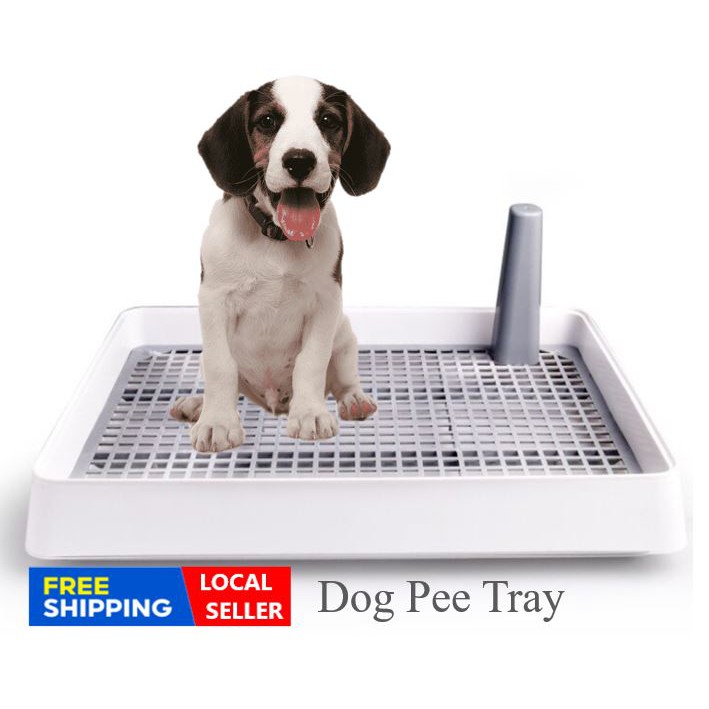 Dog Pee Tray Pet Toilet Plastic Dog Training Pads Tray Toilet Mat Puppy