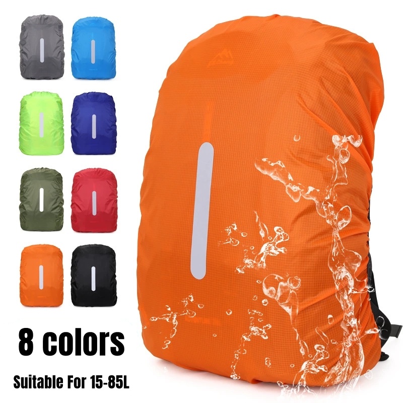 1585L Reflective Waterproof Dustproof Backpack Rain Cover Outdoor