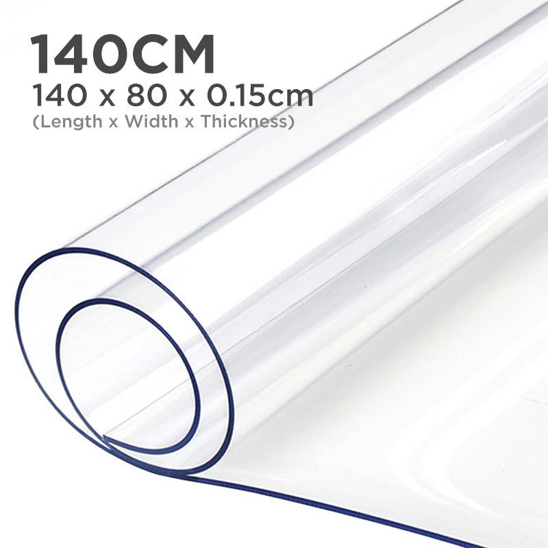 (JIJI.SG) ORLEANS Transparent Table Mat 1.5mm Thickness Soft Glass