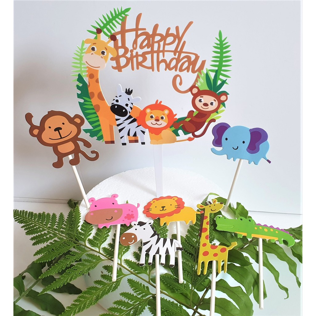 Animal Cake ToppersCute Cupcake ToppersAnimal Cake DecorationParty