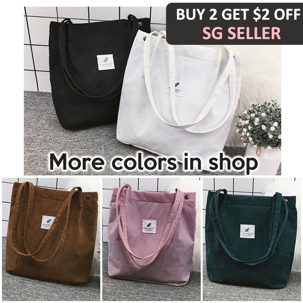 SG Ladies Tote Bag Korean fashion Minimalist Women's tote bag Shoulder