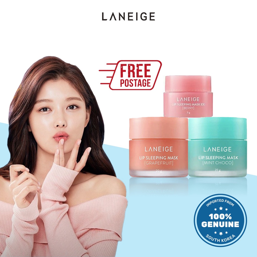 [ LANEIGE ] Lip Sleeping Mask EX 20g ( Grapefruit , Berry ,Choco Mint