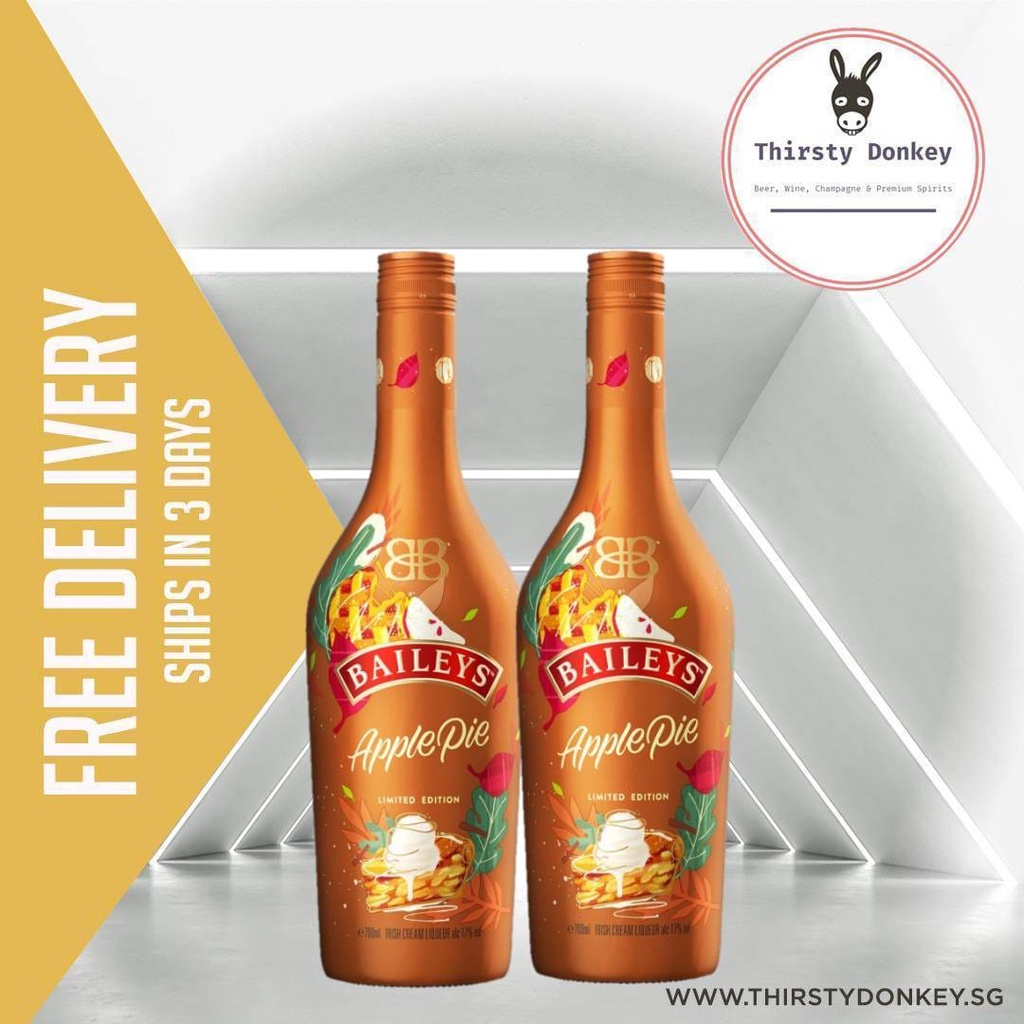 Baileys Apple Pie (limited edition) 700ml (Bundle of 2) Shopee Singapore