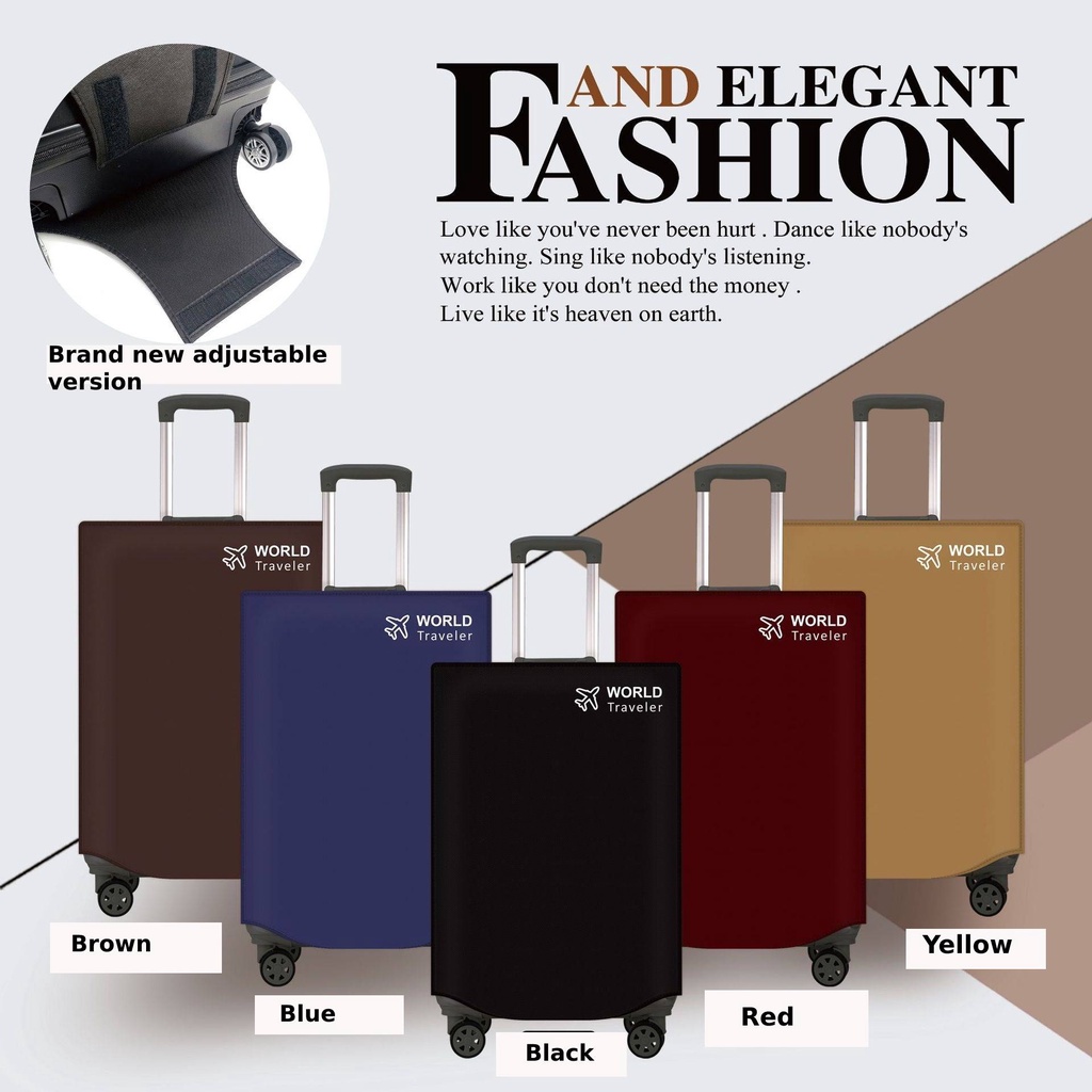 🔥 SG READY STOCK🔥 Fashionable Luggage Cover Popular Luggage Protector