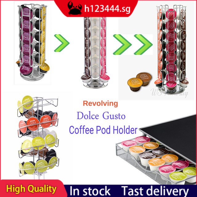 Dolce Gusto coffee pod holder rotating rack stand capsules storage